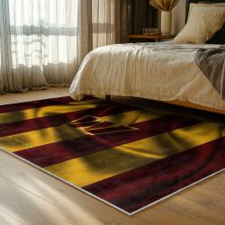 nfl washington commanders area rug non slip football carpet home decor gift idea for fans bedroom wscd187