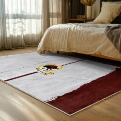 nfl washington commanders area rug non slip football carpet home decor gift idea for fans bedroom wscd190