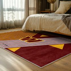 nfl washington commanders area rug non slip football carpet home decor gift idea for fans bedroom wscd202