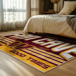nfl washington commanders area rug non slip football carpet home decor gift idea for fans bedroom wscd209