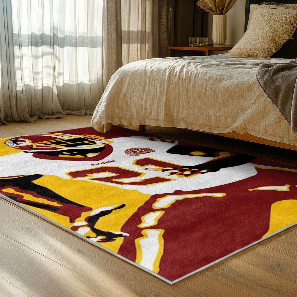 NFL Washington Commanders Area Rug Non-slip Football Carpet Home Decor Gift Idea For Fans WSCD210 1 nfl washington commanders area rug non slip football carpet home decor gift idea for fans bedroom wscd210