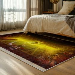 nfl washington commanders area rug non slip football carpet home decor gift idea for fans bedroom wscd214