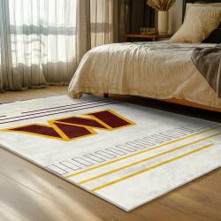 nfl washington commanders area rug non slip football carpet home decor gift idea for fans bedroom wscd218