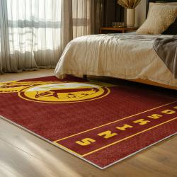 nfl washington commanders area rug non slip football carpet home decor gift idea for fans bedroom wscd222
