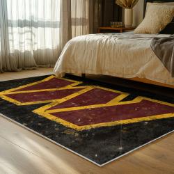 nfl washington commanders area rug non slip football carpet home decor gift idea for fans bedroom wscd224