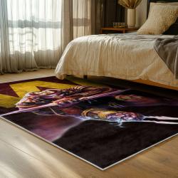 nfl washington commanders area rug non slip football carpet home decor gift idea for fans bedroom wscd238