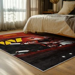 nfl washington commanders area rug non slip football carpet home decor gift idea for fans bedroom wscd246