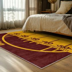 nfl washington commanders area rug non slip football carpet home decor gift idea for fans bedroom wscd249