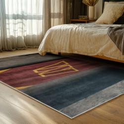 nfl washington commanders area rug non slip football carpet home decor gift idea for fans bedroom wscd250