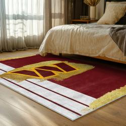 nfl washington commanders area rug non slip football carpet home decor gift idea for fans bedroom wscd254