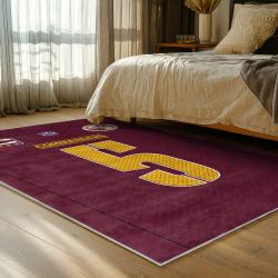 nfl washington commanders area rug non slip football carpet home decor gift idea for fans bedroom wscd97