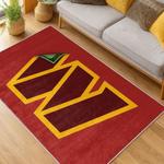 nfl washington commanders area rug non slip football carpet home decor gift idea for fans living room wscd116