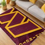 nfl washington commanders area rug non slip football carpet home decor gift idea for fans living room wscd118
