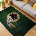 nfl washington commanders area rug non slip football carpet home decor gift idea for fans living room wscd122