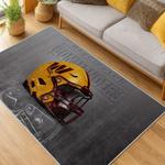nfl washington commanders area rug non slip football carpet home decor gift idea for fans living room wscd123