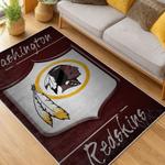 nfl washington commanders area rug non slip football carpet home decor gift idea for fans living room wscd130