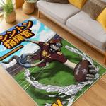 nfl washington commanders area rug non slip football carpet home decor gift idea for fans living room wscd137