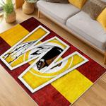 nfl washington commanders area rug non slip football carpet home decor gift idea for fans living room wscd146