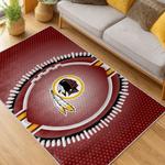 nfl washington commanders area rug non slip football carpet home decor gift idea for fans living room wscd149