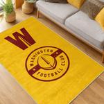 nfl washington commanders area rug non slip football carpet home decor gift idea for fans living room wscd151
