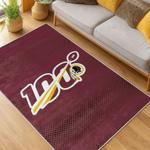 nfl washington commanders area rug non slip football carpet home decor gift idea for fans living room wscd162