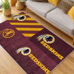 nfl washington commanders area rug non slip football carpet home decor gift idea for fans living room wscd164