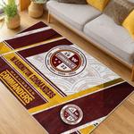 nfl washington commanders area rug non slip football carpet home decor gift idea for fans living room wscd173