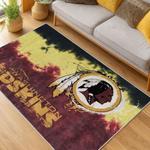 nfl washington commanders area rug non slip football carpet home decor gift idea for fans living room wscd174