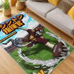 nfl washington commanders area rug non slip football carpet home decor gift idea for fans living room wscd192