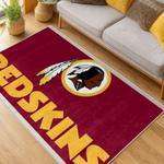 nfl washington commanders area rug non slip football carpet home decor gift idea for fans living room wscd204