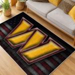 nfl washington commanders area rug non slip football carpet home decor gift idea for fans living room wscd221