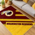 nfl washington commanders area rug non slip football carpet home decor gift idea for fans living room wscd230