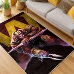 nfl washington commanders area rug non slip football carpet home decor gift idea for fans living room wscd238