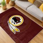 nfl washington commanders area rug non slip football carpet home decor gift idea for fans living room wscd240