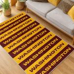 nfl washington commanders area rug non slip football carpet home decor gift idea for fans living room wscd248
