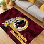 nfl washington commanders area rug non slip football carpet home decor gift idea for fans living room wscd252