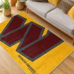 nfl washington commanders area rug non slip football carpet home decor gift idea for fans living room wscd90