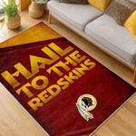 nfl washington commanders area rug non slip football carpet home decor gift idea for fans living room wscd93