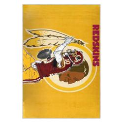nfl washington commanders area rug non slip football carpet home decor gift idea for fans wscd100