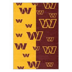 nfl washington commanders area rug non slip football carpet home decor gift idea for fans wscd103