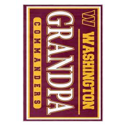 nfl washington commanders area rug non slip football carpet home decor gift idea for fans wscd114