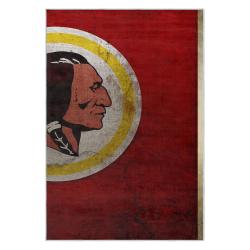nfl washington commanders area rug non slip football carpet home decor gift idea for fans wscd115
