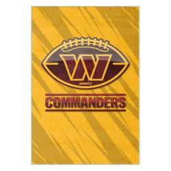 nfl washington commanders area rug non slip football carpet home decor gift idea for fans wscd119