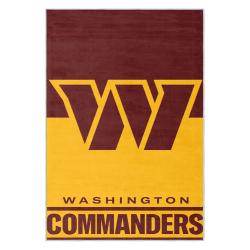 nfl washington commanders area rug non slip football carpet home decor gift idea for fans wscd120