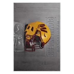 nfl washington commanders area rug non slip football carpet home decor gift idea for fans wscd123