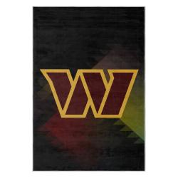 nfl washington commanders area rug non slip football carpet home decor gift idea for fans wscd128