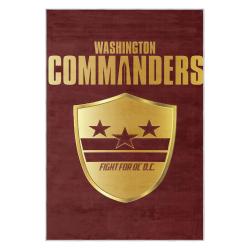 nfl washington commanders area rug non slip football carpet home decor gift idea for fans wscd129