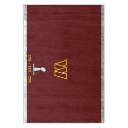 nfl washington commanders area rug non slip football carpet home decor gift idea for fans wscd131