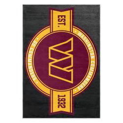 nfl washington commanders area rug non slip football carpet home decor gift idea for fans wscd144