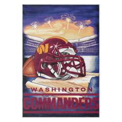 nfl washington commanders area rug non slip football carpet home decor gift idea for fans wscd145
